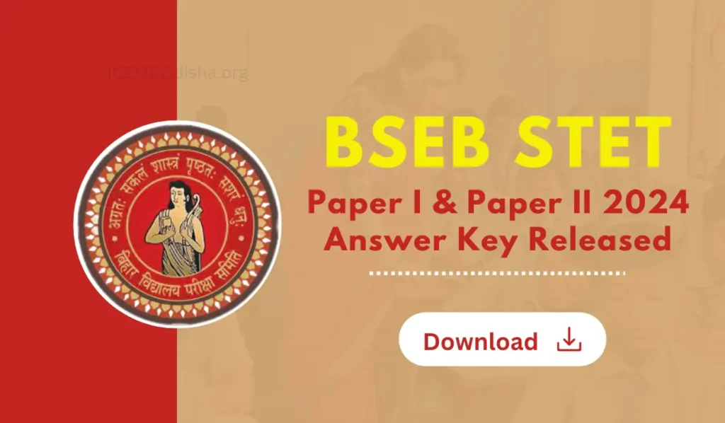 BSEB STET Answer Key Released 2024