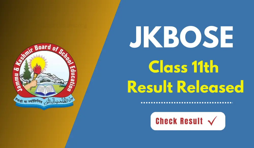 JKBOSE Class 11th Result Released 2024