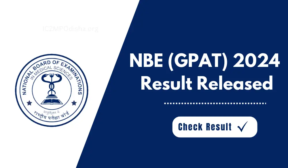 NBE (GPAT) 2024 Result Released