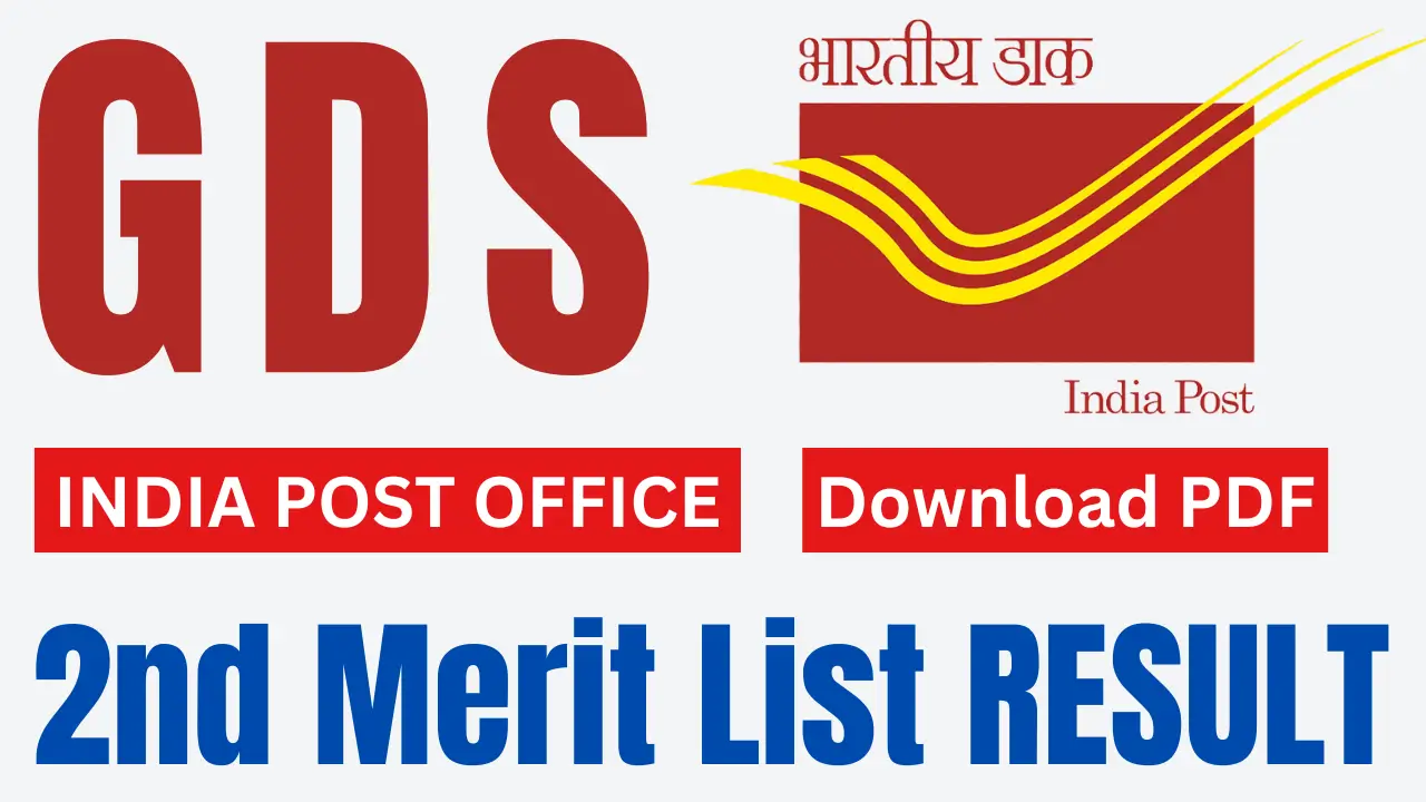 India Post GDS 2nd Merit List Result 2024