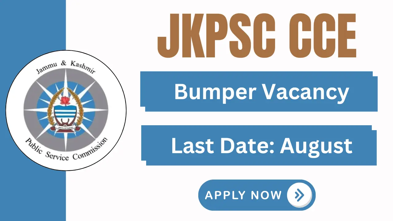 JKPSC CCE Recruitment 2024