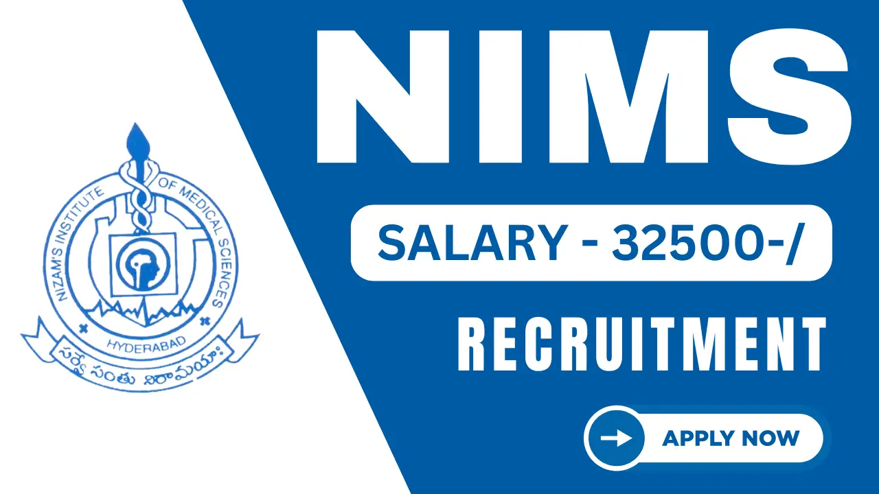 NIMS Technician Recruitment 2024