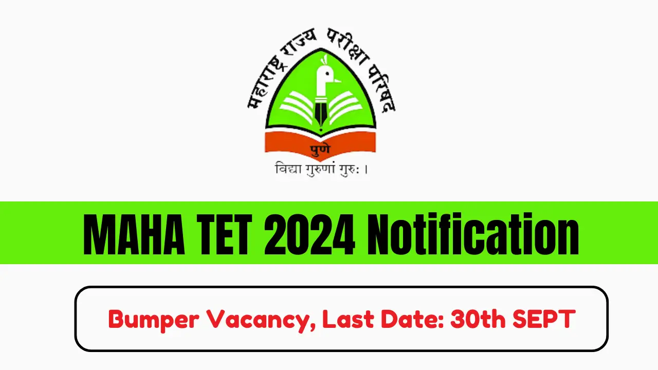 MAHA TET 2024 Notification