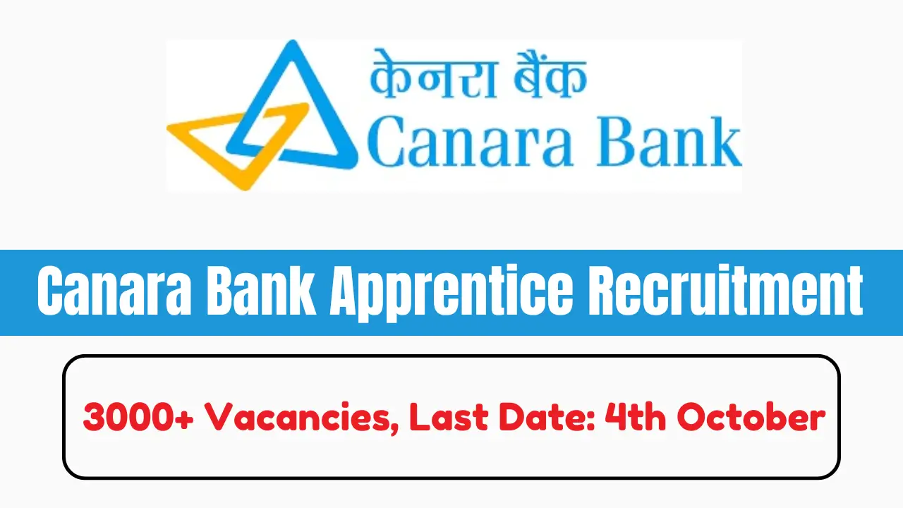 Canara Bank Apprentice Recruitment