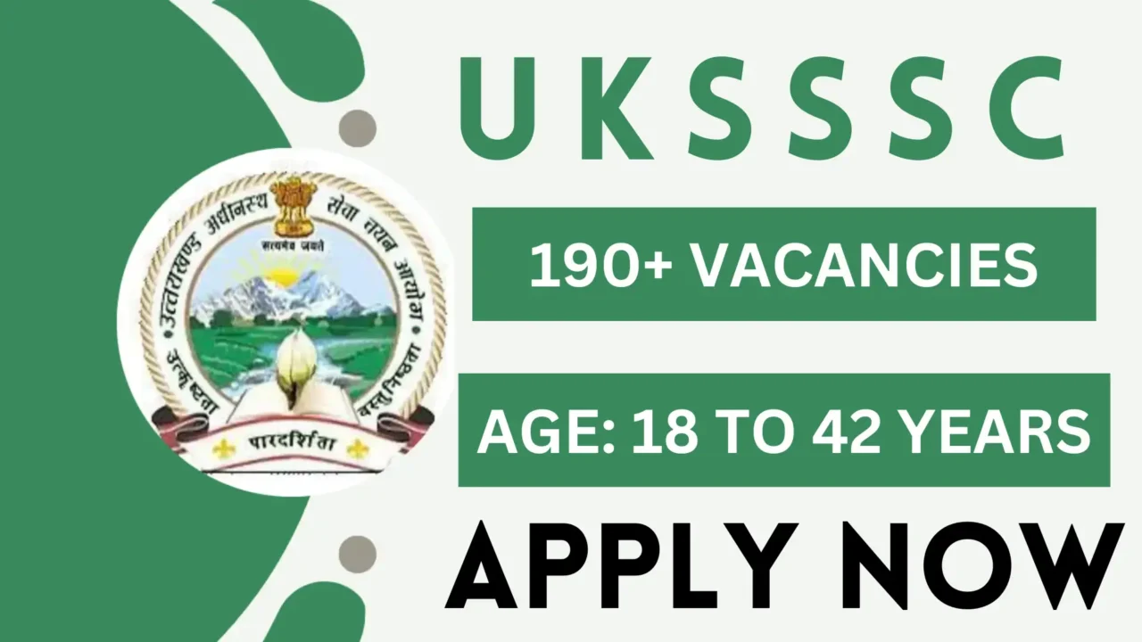 UKSSSC Recruitment