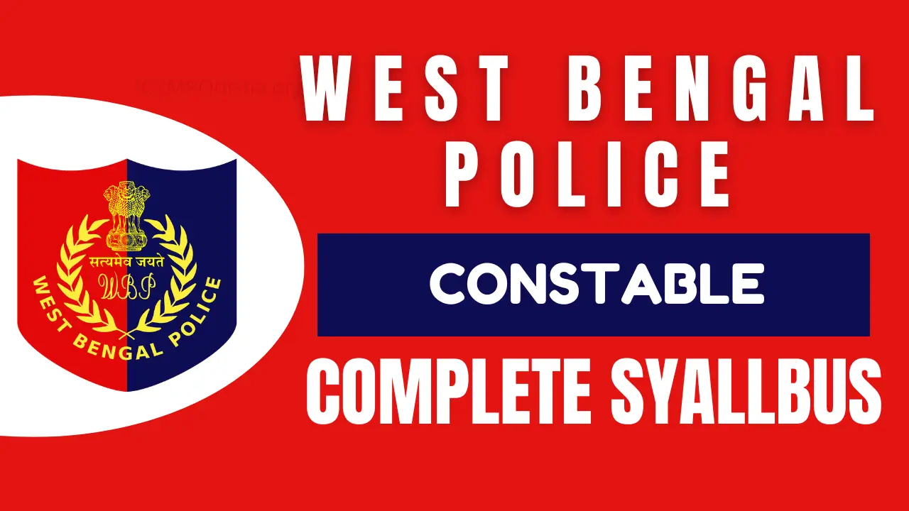 WBP Constable Syallbus