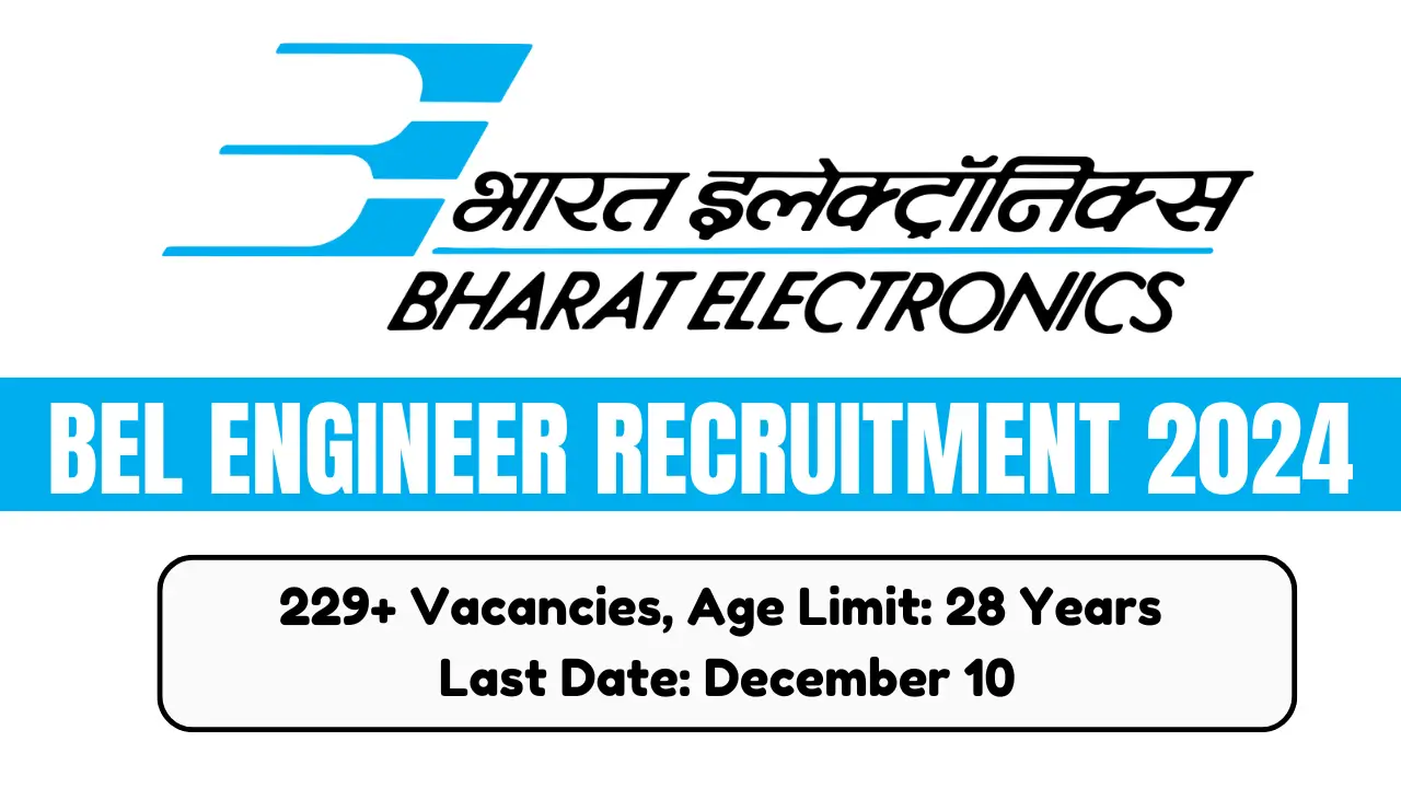 BEL Engineers Recruitment