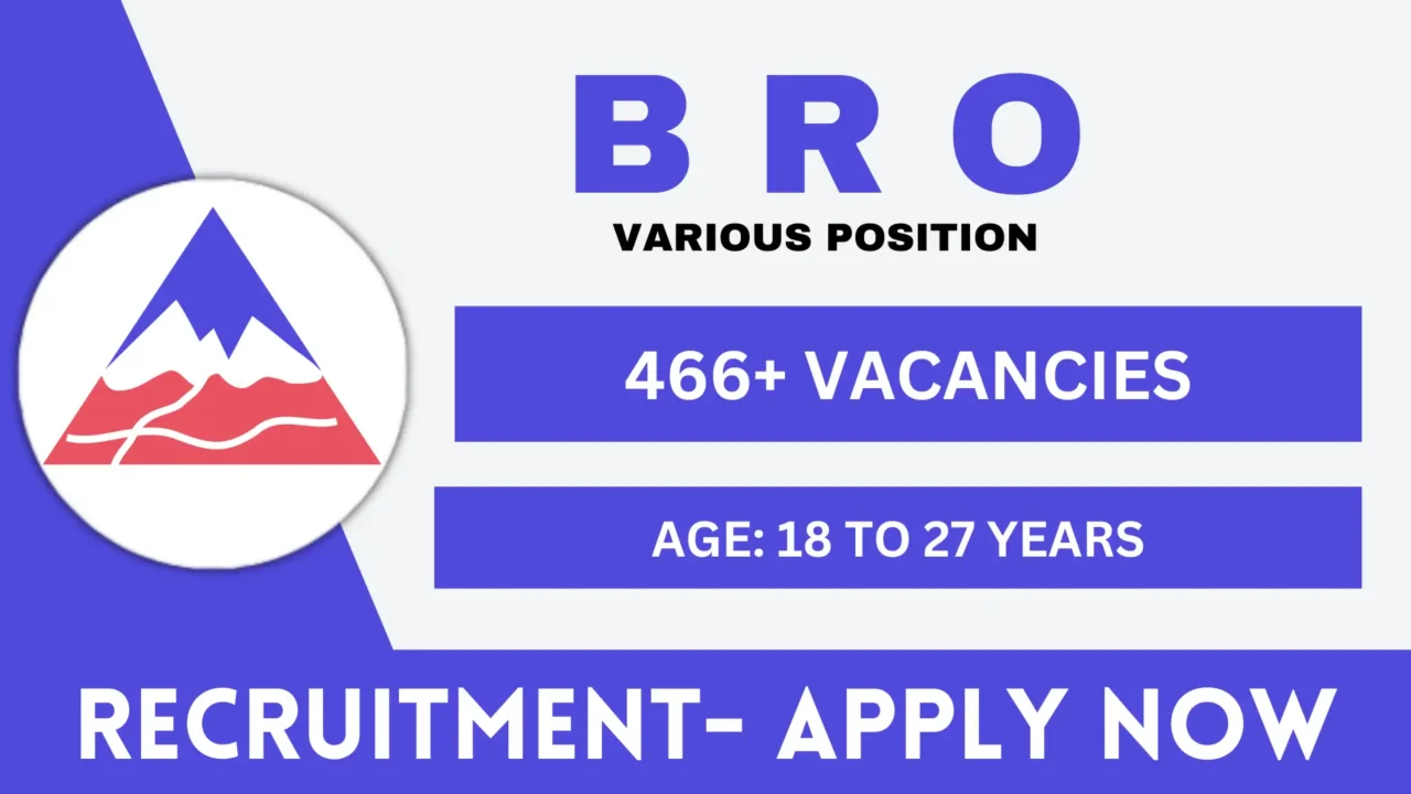 BRO Various Roles Recruitment