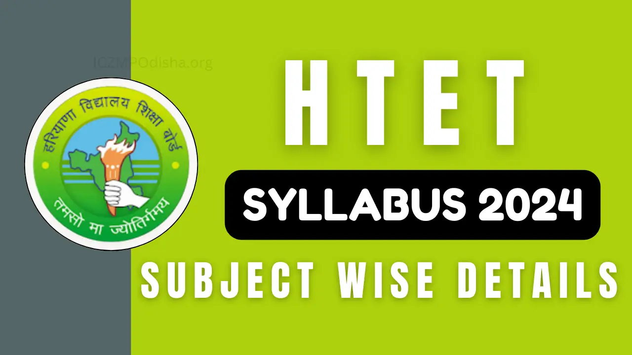 HTET Syllabus Subject Wise