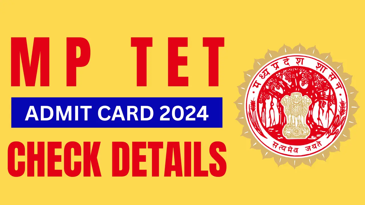 MP TET Admit Card