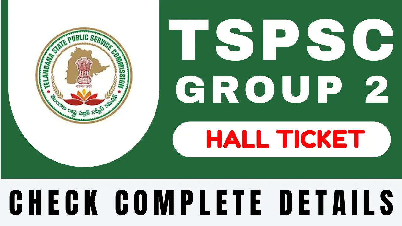 TSPSC Group 2 Hall Ticket