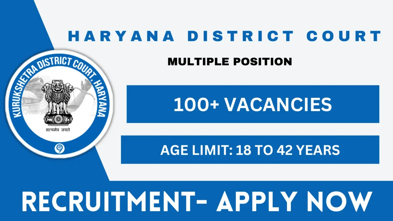 Haryana District Court Recruitment