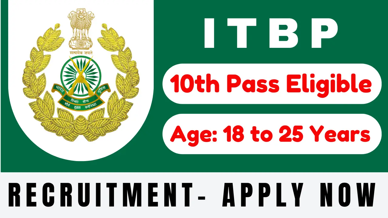 ITBP Mechanic Constable Recruitment