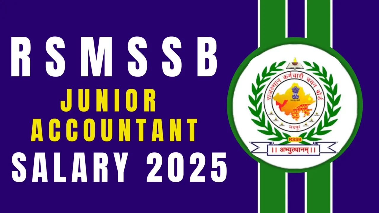 RSMSSB Jr Accountant Salary