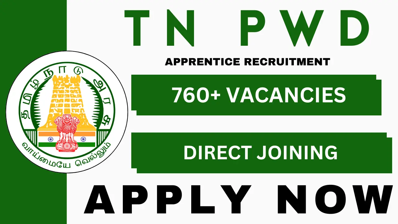 TN PWD Various Apprentice Recruitment